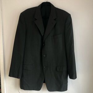 Versace jacket blazer sports coat greenish brown made in Italy wool